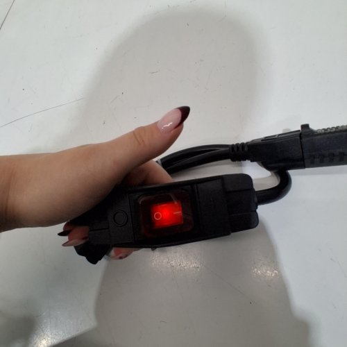 JOINFWORLD WATERPROOF INLINE CORD SWITCH - 2FT - BLACK (MODEL: KCD5-308W1) image 2