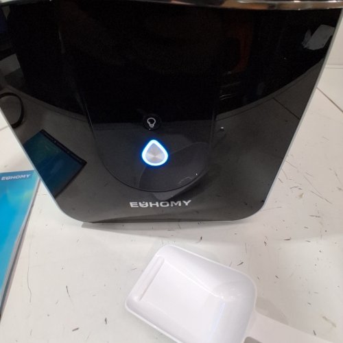 EUHOMY PEARL L1 PRO NUGGET ICE MAKER - MAKES 33LB/DAILY - 1.1L CAP TANK - BLACK (MODEL: IM023-N1BL-CAEH) image 2