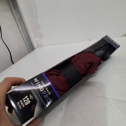 SHED RAIN WINDPRO ARC UMBRELLA - 46" - DARK RED/MAROON (MODEL: 1550207) image 3