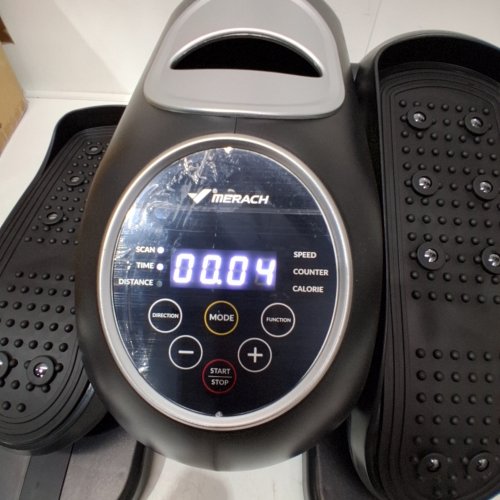 MERACH UNDER DESK ELLIPTICAL EXERCISE MACHINE - BLACK/BROWN (MODEL: MR-E32) image 2