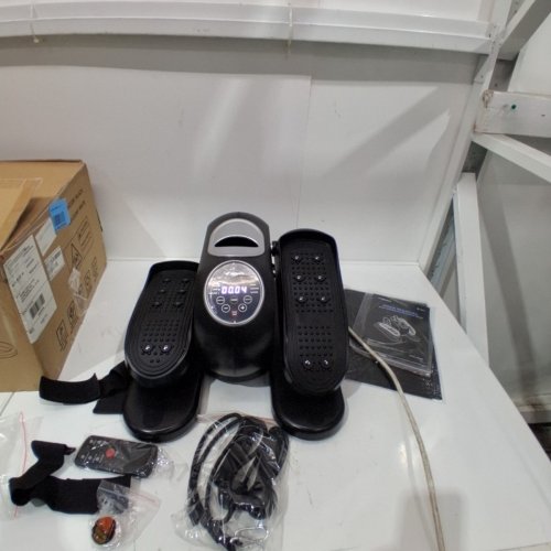 MERACH UNDER DESK ELLIPTICAL EXERCISE MACHINE - BLACK/BROWN (MODEL: MR-E32) image 3