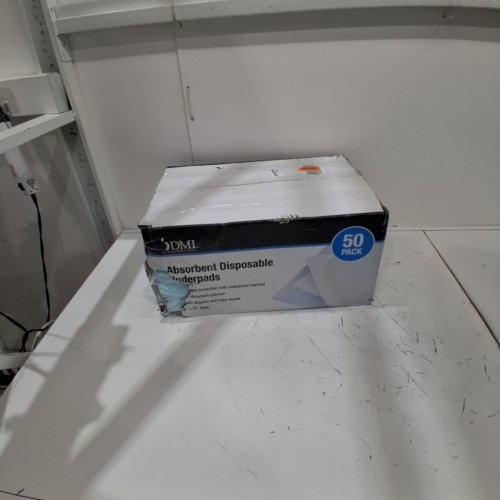 50PK DMI ULTRA ABSORBENT INCONTINENCE BED PADS - 36" X 36" - BLUE - (MODEL:560-7097-1900) image 3