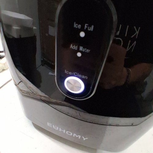 EUHOMY COUNTERTOP NUGGET ICE MAKER - 34LBS/DAY - BLACK (MODEL: IM-12S) image 2