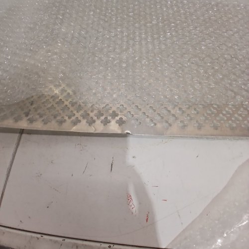 M-D BUILDING PRODUCTS CLOVERLEAF ALUMINUM SHEET FOR VENTILATION, ROOM DIVIDERS, 2FT X 3FT - SILVER (MODEL: 57042) image 3