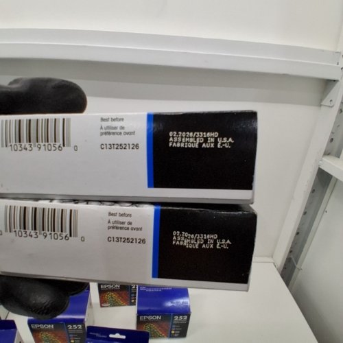 15 *EXPIRED* ASSORTED EPSON 252 SERIES INK CARTRIDGES - BLACK, CYAN, MAGENTA, YELLOW image 4