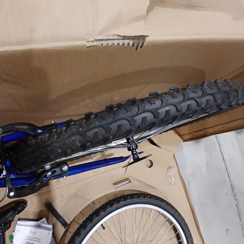 HUFFY ROCK CREEK MEN'S 18-SPEED MOUNTAIN BIKE - 26" - BLUE image 3
