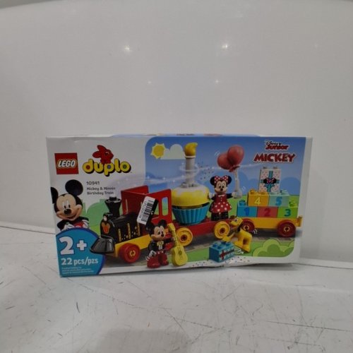 LEGO DUPLO DISNEY MICKEY & MINNIE MOUSE BIRTHDAY TRAIN WITH NUMBER BRICKS, CAKE AND BALLOONS (MODEL: 10941) image 2