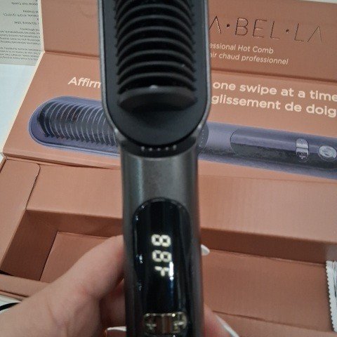 OLLA BELLA PROFESSIONAL HOT COMB - AC100-240 V 50/60HZ 30W - BLACK (MODEL: OB-HCB-BK) image 2