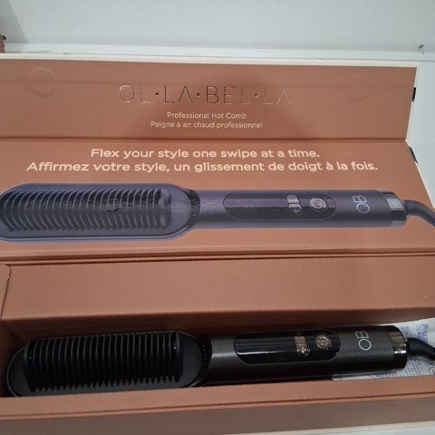 OLLA BELLA PROFESSIONAL HOT COMB - AC100-240 V 50/60HZ 30W - BLACK (MODEL: OB-HCB-BK) image 3