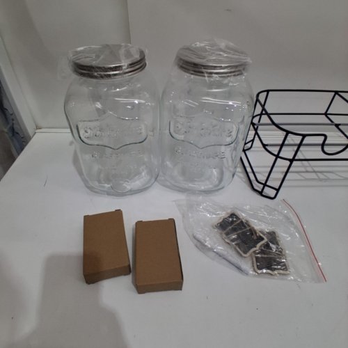 2PC YORKSHIRE GLASSWARE BEVERAGE DISPENSERS WITH STAND - CLEAR (MODEL: 4L2-1) image 3