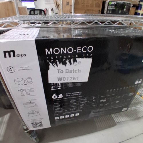MSPA MONO ROUND BUBBLE-JET SPA - FITS UP TO 6 PEOPLE - BROWN/BLACK - (MODEL: F-MO063W/1990866) image 4