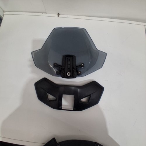 TINTED MOTORCYCLE WINDSHIELD - FITS VARIOUS RYKER MODELS - GREY image 5