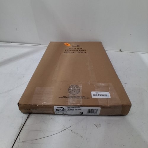 BEMIS ECONOMY PLASTIC ELONGATED TOILET SEAT - WHITE (MODEL: 7300SLEC 000) image 3