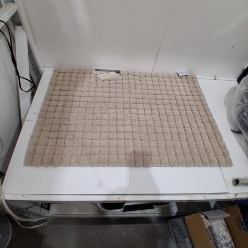 MINERAL SPRING SOFT GRID BATH RUG -24" X 36" - TAN image 2