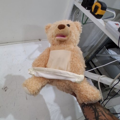MAIMR7462 TALKING ANIMATED TEDDY BEAR PLUSH TOY - 1 YEAR + - CREAM image 3