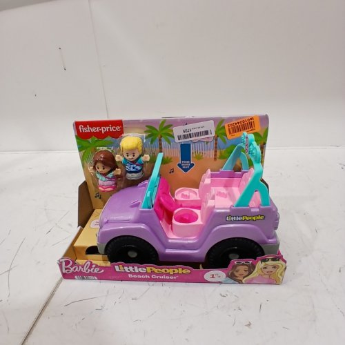 FISHER-PRICE LITTLE PEOPLE BARBIE TODDLER BEACH CRUISER MUSIC SOUNDS AND 2 FIGURES image 2