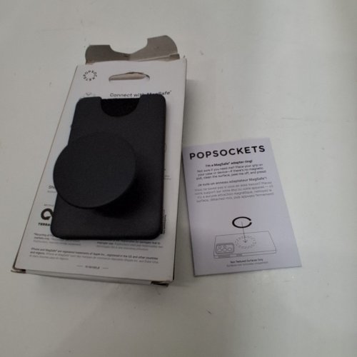 POPSOCKETS POPWALLET+ MAGSAFE CARD HOLDER AND PHONE GRIP - BLACK image 2