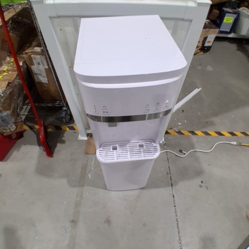 BOTTOM LOADING ICE MAKER SELF-CLEAN HOT COLD WATER DISPENSER - 5 GAL - WHITE (MODEL:LYC628-B1) image 4