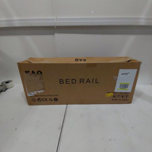 3PK EAQ ADJUSTABLE BED RAIL FOR TWIN BED - 74.8" X 74.8" X 54" - DARK GREY (MODEL: ZC300) image 4