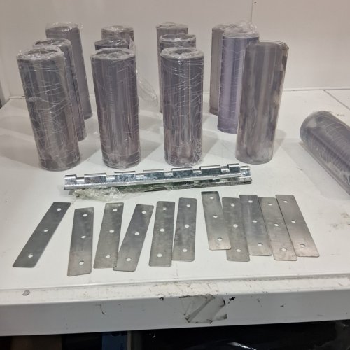 13PC PVC WATERPROOF STRIP CURTAIN - 60" x 84" - CLEAR (MODEL: MS-0021) image 3