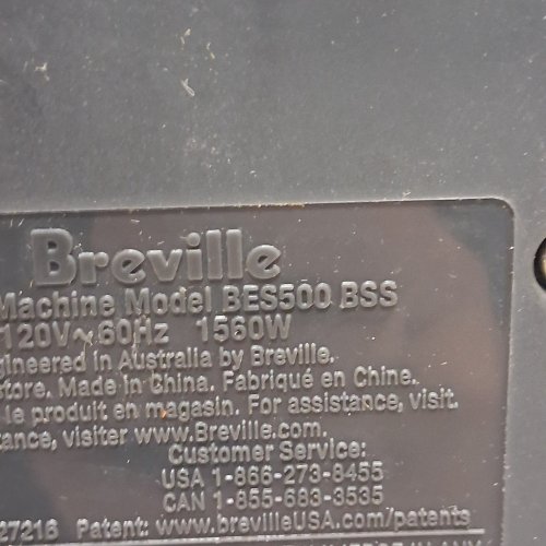 BREVILLE THE BAMBINO PLUS COMPACT CAFE QUALITY ESPRESSO MACHINE - STAINLESS STEEL - (BES500BSS) image 9