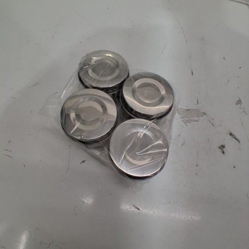 4PK SMALL METAL STORAGE CANS WITH LIDS - 3"X2.7" - SILVER image 5
