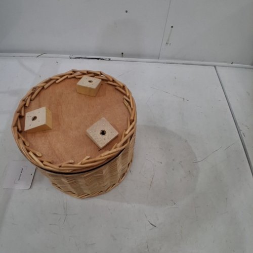 TRUU DESIGN DECORATIVE WICKER PLANTER WITH PLASTIC LINING - NATURAL (MODEL: 52136) image 4