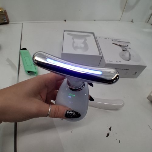 YOURMATE 3-IN-1 FACE & NECK MASSSAGER WITH 3 LEVELS - WHITE (MODEL: ES-1081) image 3