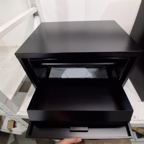 VEVOR GALVANIZED OUTDOOR PACKAGE DELIVERY MAILBOX AND DROP BOX WITH LOCKING PACKAGE COMPARTMENT - 38.6" - BLACK (MODEL: PB-16S) image 4