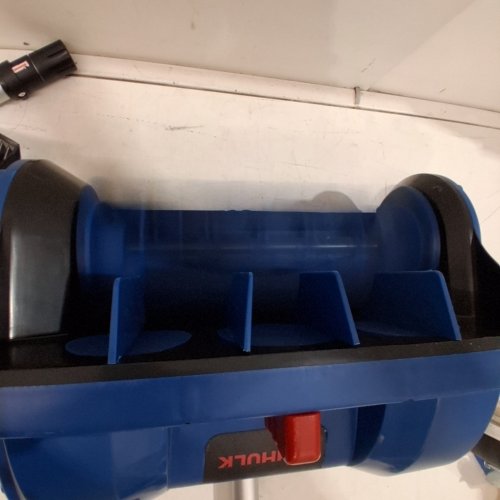 ENHULK BATTERY POWERED CORDLESS SNOW SHOVEL BLOWER WITH DIRECTIONAL PLATE & ADJUSTABLE FRONT HANDLE - 20V / 4AH - 12" PATH - BLUE (MODEL: ASYSN04) image 2