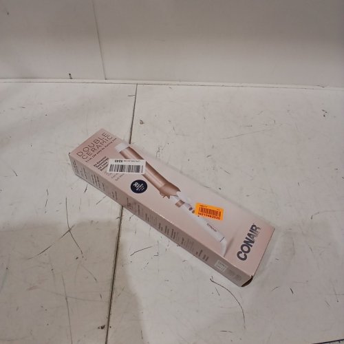 CONAIR DOUBLE CERAMIC CURLING IRON - 1 1/2" - WHITE / ROSE GOLD image 4