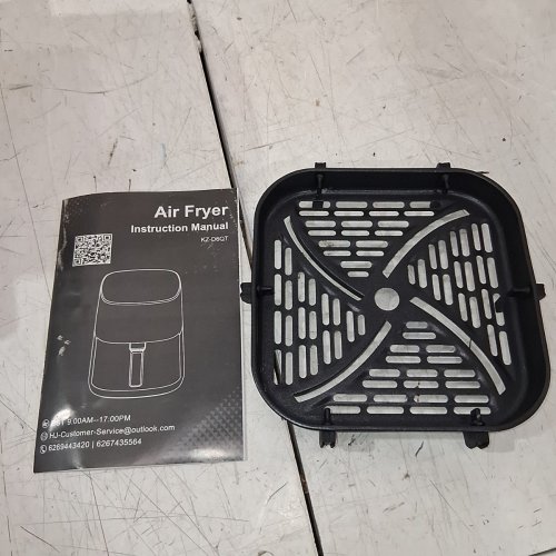 SIMPLE DELUXE DIGITAL NONSTICK DISHWASHER SAFE AIR FRYER WITH 12 PRESET FUNCTIONS - 6.34QT - 1700W - 400°F MAX TEMP - BEIGE (MODEL: KZ-D6QT-BG) image 9