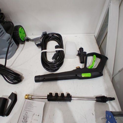 PATOOLIO ELECTRIC HIGH PRESSURE WASHER - 23FT HOSE - 1800W - 4500PSI - 2.8GPM - GREEN/BLACK (MODEL: W8) image 5