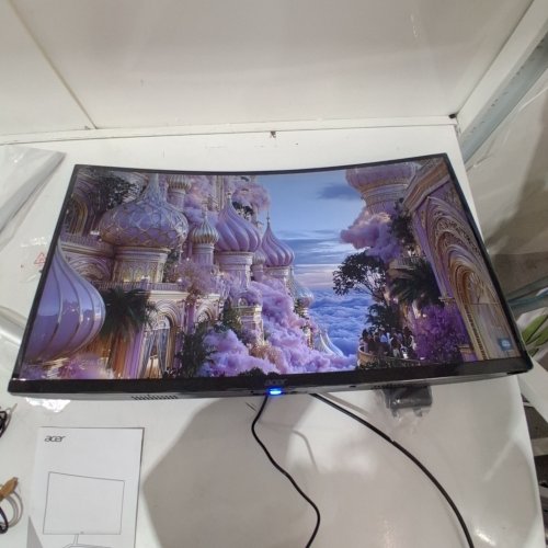 ACER PBMIIPX WQHD 1500R CURVED WIDESCREEN GAMING DISPLAY MONITOR - 180HZ /27" - BLACK (MODEL: EDA270U ) image 2