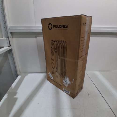 PELONIS PORTABLE ELECTRIC OIL FILLED RADIATOR WITH CASTOR WHEELS AND TIP OVER PROTECTION - 1500W - 120V - 250SQFT - WHITE (MODEL: PHO15A2AGW) image 6