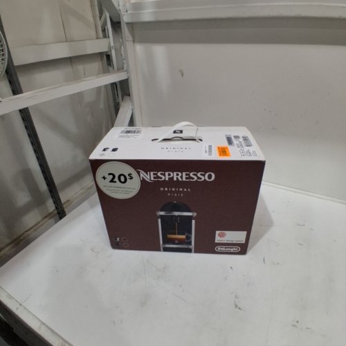 NESPRESSO BY DE’LONGHI PIXIE SINGLE SERVE ESPRESSO MACHINE - 40ML / 110ML - ALUMINUM/BLACK (MODEL: EN127SCA) image 5