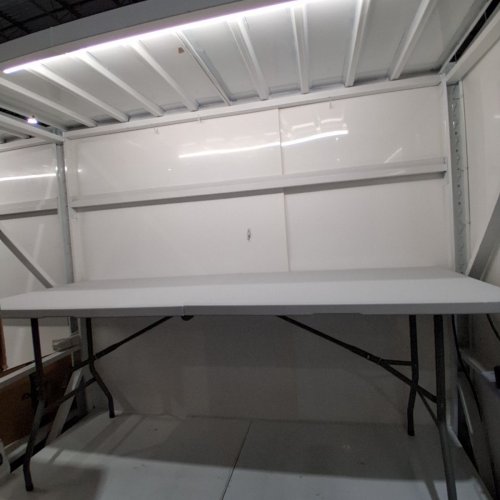 FDW PLASTIC CAMPING PICNIC TABLE - 6FT - WHITE (STYLE: FT-055T-WHITE) image 3