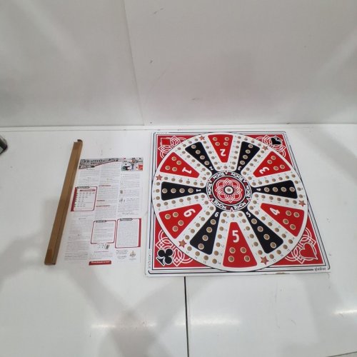 IZAMO GLADIUS EDITION CLASSIC LOCK 6 BOARD GAME - 2-6 PLAYERS - 20" BOARD - RED/BLACK (MODEL: IZDT620C) image 3