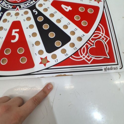 IZAMO GLADIUS EDITION CLASSIC LOCK 6 BOARD GAME - 2-6 PLAYERS - 20" BOARD - RED/BLACK (MODEL: IZDT620C) image 5