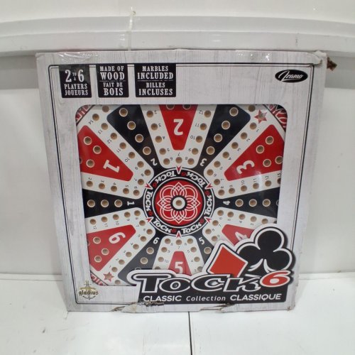 IZAMO GLADIUS EDITION CLASSIC LOCK 6 BOARD GAME - 2-6 PLAYERS - 20" BOARD - RED/BLACK (MODEL: IZDT620C) image 7