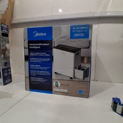MIDEA SMART DEHUMIDIFIER WITH BUILT-IN PUMP - 23.7L - WHITE (MODEL: MAD50S10WWCM / 2885003)) image 2