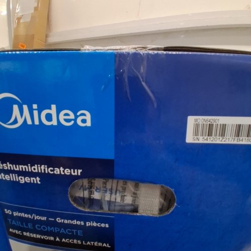MIDEA SMART DEHUMIDIFIER WITH BUILT-IN PUMP - 23.7L - WHITE (MODEL: MAD50S10WWCM / 2885003)) image 3