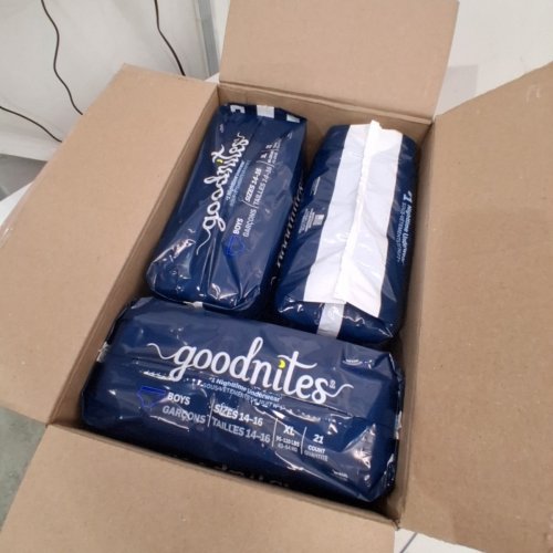 63PK BOY'S GOODNITES NIGHTTIME UNDERWEAR - EXTRA LARGE - (MODEL:53387) image 2