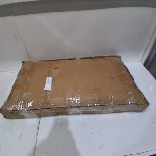 ADJUSTABLE OVERBED TABLE WITH WHEELS - 27" - 39" - BEIGE/WHITE image 3