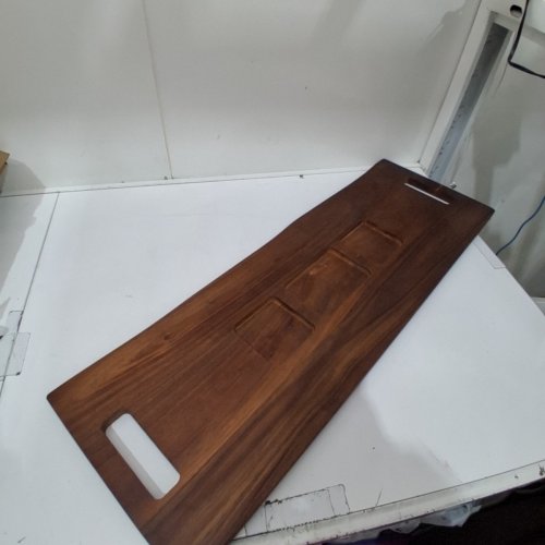 BABILONIA LONG CHARCUTERIE BOARD - 36" X 12" - BROWN image 3
