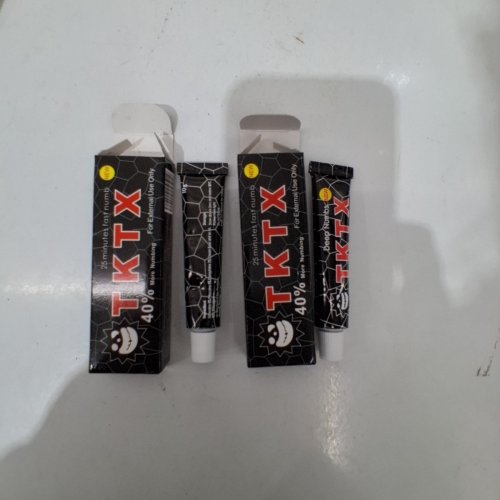 2PK TKTX FAST ACTING TATTOO NUMBING CREAMS - 2 TUBES OF 10G EACH image 2