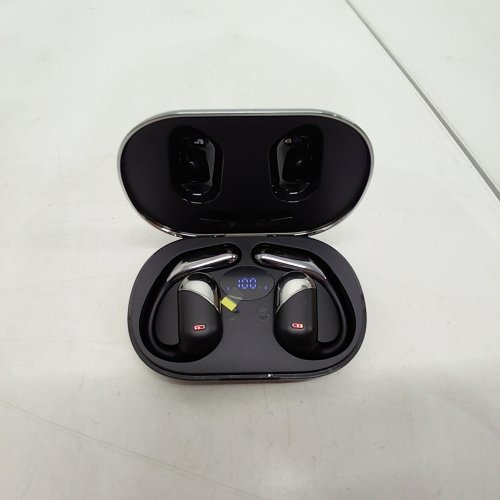 EAR MOUNTED WIRELESS HEADPHONES WITH TRANSLATE FUNCTION - BLACK/SILVER - (MODEL: YYK-Q16) image 2