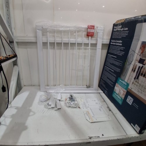 SAFETY 1ST EASY INSTALL WALK THROUGH BABY GATE - 29" TO 38" WIDE X 28" TALL - WHITE (MODEL: GA105CWHOF2) image 2