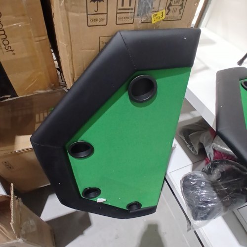 GARVEE OCTAGON POKER TABLE WITH COLLAPSIBLE LEGS - 47" - GREEN / BLACK (MODEL: PHO_34HG0909) image 4