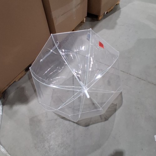 WEATHER STATION BUBBLE DOME CLEAR UMBRELLA - 52" - WHITE (MODEL: WS510-WHITE) image 3